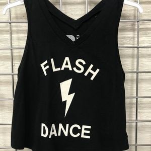 REBEL YELL GIRLS - Flash Dance V-Neck Tank